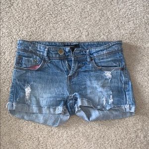 Denim shorts